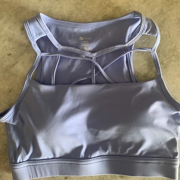 BuffBunny Botanical Sports Bra in Rainwater Blue - Picture 2 of 4